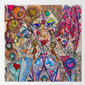 Trinity: limited edition print of three sorceresses standing tall and united, bending reality together
