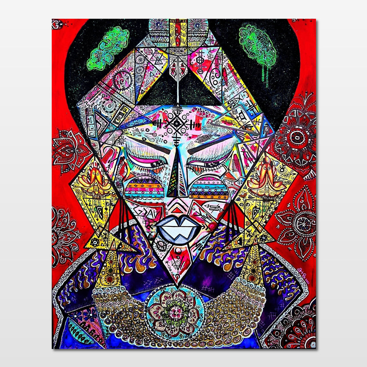 Bishop: fine art print of a loyal, devoted servant figure inspired by the chess piece